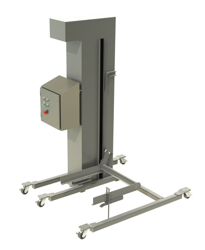 Computer Rendering of a Column Dumper